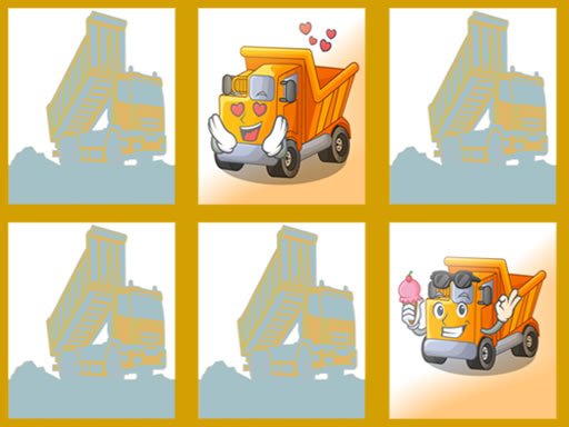 Jouer Dump Trucks Memory Jeu