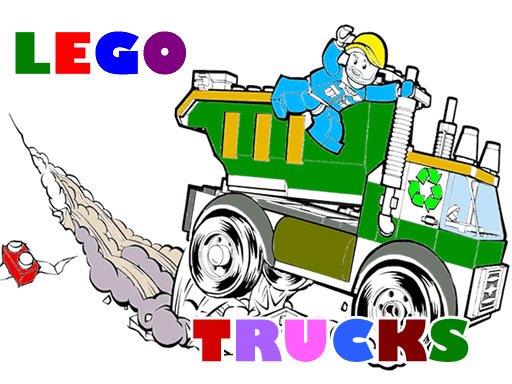 Jouer Lego Trucks Coloring Jeu