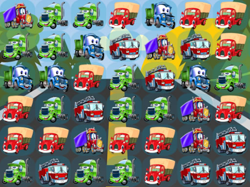 Jouer Cartoon Trucks Match 3 Jeu