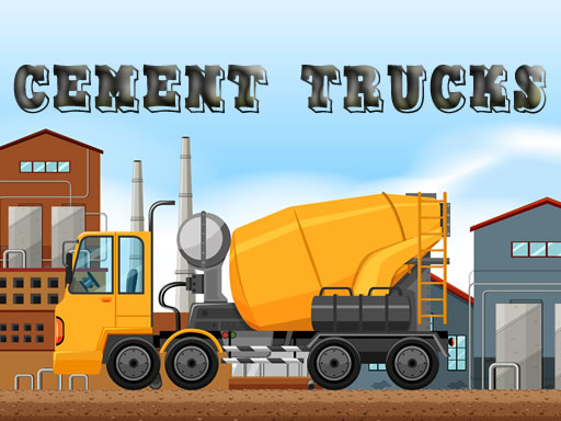 Jouer Cement Trucks Hidden Objects Jeu