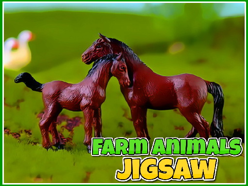 Jouer Farm Animals Jigsaw Jeu