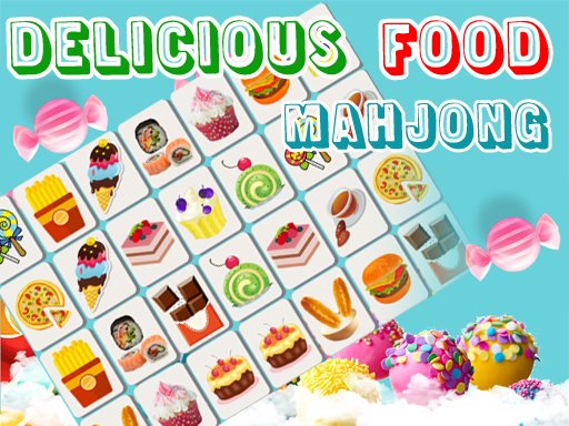 Jouer Delicious Food Mahjong Connects Jeu