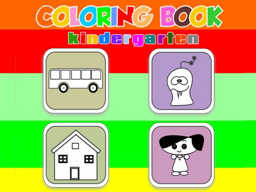 Jouer Kindergarten Coloring Jeu