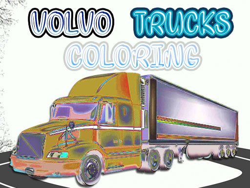 Jouer Volvo Trucks Coloring Jeu