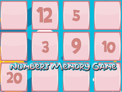 Jouer Memory With Numbers Jeu