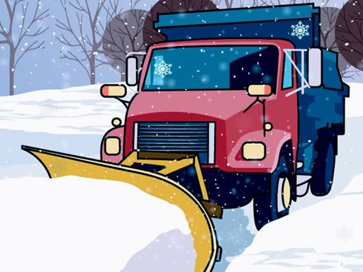 Jouer Hidden Snowflakes in Plow Trucks Jeu