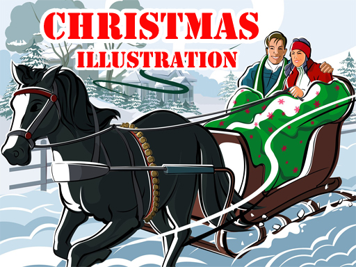 Jouer Christmas Illustration Puzzle Jeu