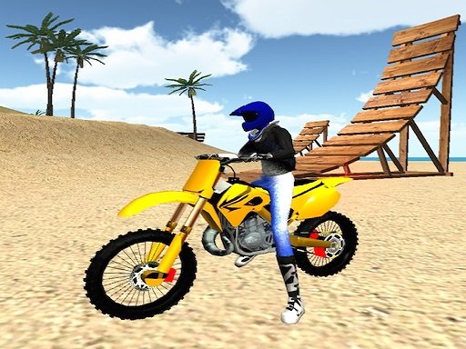 Jouer Motocross Beach Stunts Gas 3D Jeu