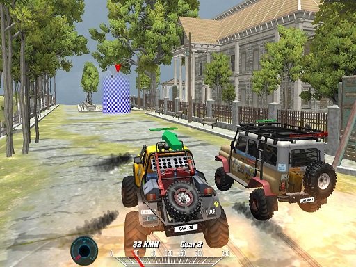 Jouer Offroad Monster Truck Forest Championship Jeu