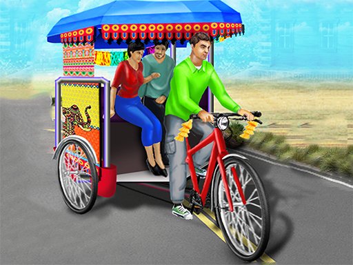 Jouer Bicycle Rickshaw Simulator Jeu