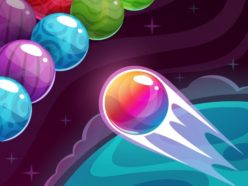 Jouer Bubble Shooter Colored Planets Jeu