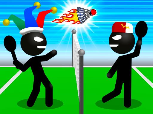 Jouer Stickman Sports Badminton Jeu