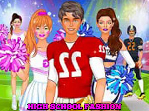 Jouer High School Fashion And Makeover-College Team Jeu