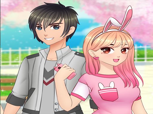 Jouer Anime High School Couple – First Date Makeover Jeu