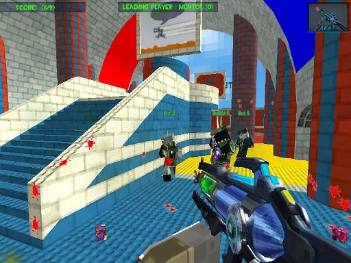 Jouer Blocky Gun Paintball 3 Jeu